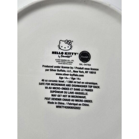 Hello Kitty Valentines & Casual Ceramic Dinner Bowls Sanrio Lot Of 3-See Info - Picture 5 of 16